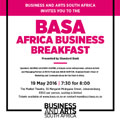 Upcoming BASA Africa Business Breakfast spotlights &quot;Creative Change&quot;