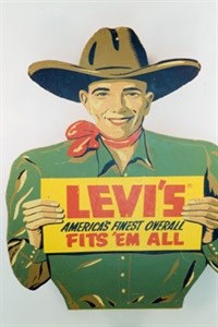 Cowboy advertisement.