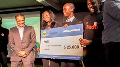 Winning team MedRX from Ghana