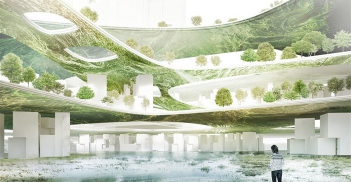 An algae-powered city for the world's newest country