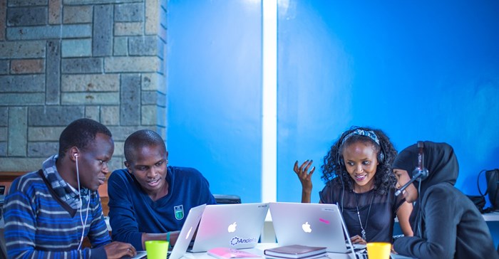 Group of Andela developers,Kenya. Photo Credit: Robert Opiyo