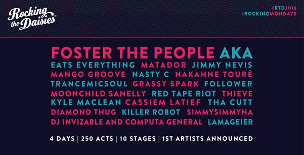 Foster the People announced for Rocking The Daisies