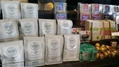 Signature coffee in a cone at The Grind Coffee Company