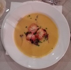 Creamy soup du jour.