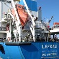 MT LEFKAS docked at Berth 100