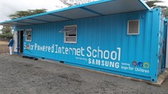 One of Samsung's solar power internet schools