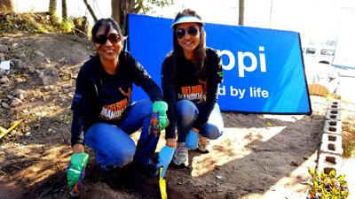 Sappi’s Westville office staff in Durban chose to support the Sibusiso Senior Citizen’s Service Centre near Pinetown. The team served tea and cake, but also left a more lasting legacy by establishing a vegetable garden, from which daily meals can be prepared. An additional income can also be derived by selling surplus veggies.
