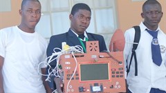 Namibian student's cellphone makes calls without airtime