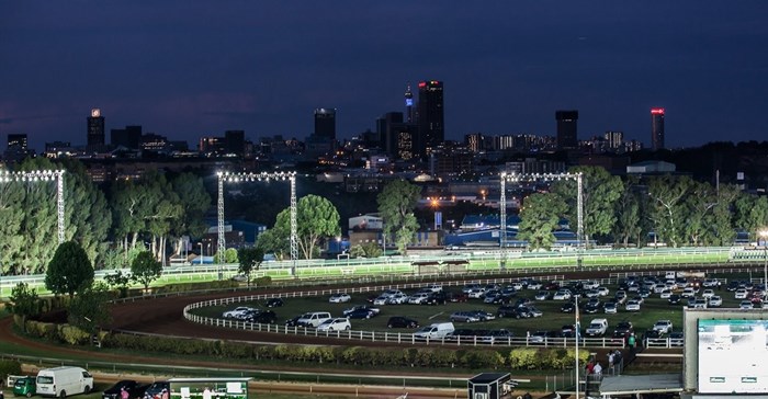 Joburg skyline from Turffontein Racecourse - Charles Johnstone