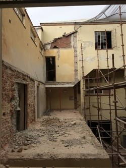 Old Granary restoration underway