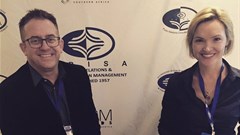 Gooding-Kobus with WE SA's GM, James Wilson