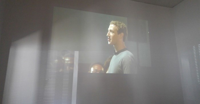 Mark Zuckerberg live streamed address
