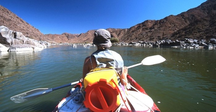 Green Kalahari canoeing