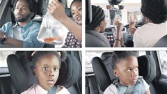 Screenshots from the ad.