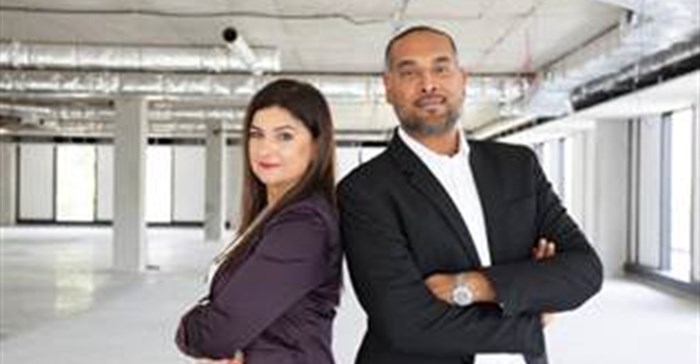 Virgin Money SA CEO, Ingrid Veysie and Dion Nair, personal insurance head: Africa at AIG.