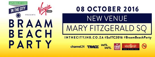 Virgin Mobile Braam Beach Party venue change