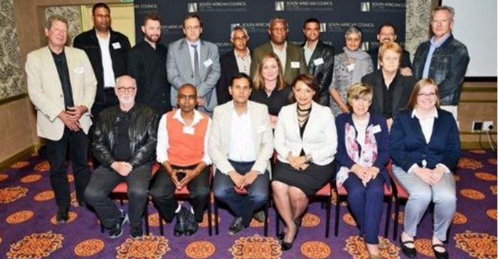 Representatives attending the Voluntary Association Forum of the South African Council for the Architectural Profession (SACAP) in Johannesburg on 30 September 2016.