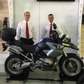 James and Berto of BikeBuyers with BMW GS 1200
