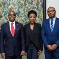 L – R: Adebimpe Ihekuna, Head Banking Products FirstBank; Gbenga Shobo, Deputy Managing Director, FirstBank; Ebi Atawodi, General Manager for Uber in Nigeria and Babatunde Lasaki, Head Media and External Relations FirstBank