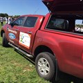 One of the Ford Rangers currently in use as a mobile clinic in the Eastern Cape.