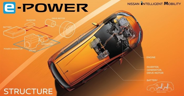 Nissan introduces new hybrid-electric drivetrain