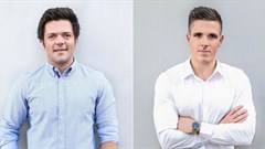 Crispin Inglis (left) and Ashley James (right)