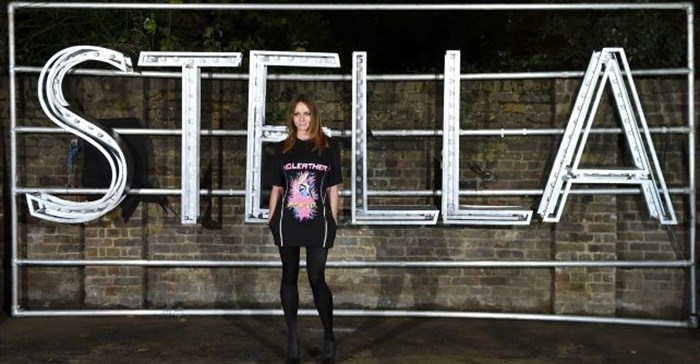 British fashion designer Stella McCartney at the presentation of her menswear launch and women’s Spring 2017 collection presentation in London on 10 November. —