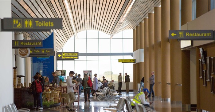 Inside the international terminal at Victoria Falls International Airport. Photo – Tami Walker