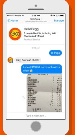 New bot tracks business expenditure through messaging apps