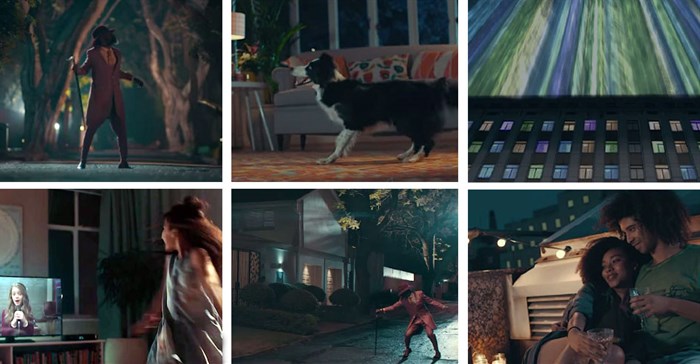 Screengrabs from the ad.