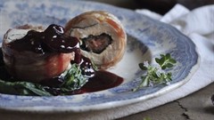 Christmas cherry chicken