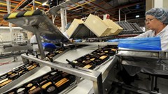 The Delichoc production line at Delacre's factory in Nieppe, France ()