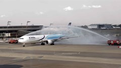 Delta Johannesburg inaugural flight