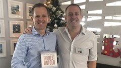 Patrick Conroy on the left, James Wilson on the right