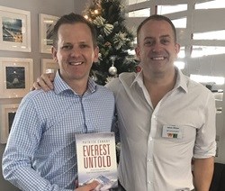 Patrick Conroy on the left, James Wilson on the right