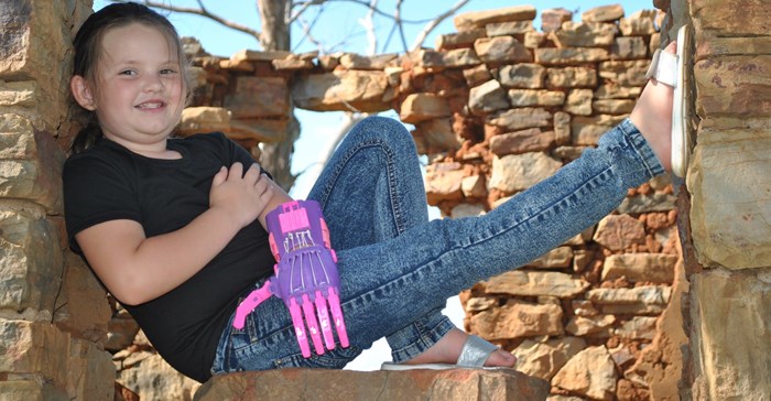 3D printing gives young Meagan a helping hand