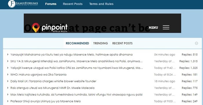 Screengrab from Jamii Forums.