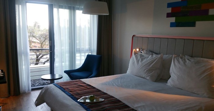 Popping in at the Park Inn