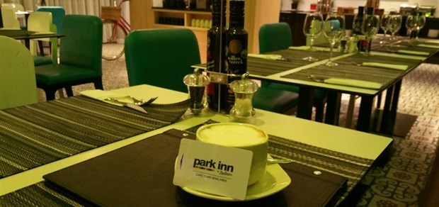 Popping in at the Park Inn