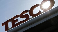Total group sales jumped 6.5 percent during Tesco's third quarter to the end of November 2016 compared with a year earlier ()