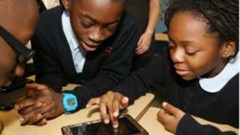Tomisin Ogunnubi, a 12-year-old from Lagos created a location app to help kids find their way home(Source: Answers Africa)