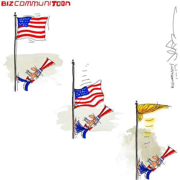 [Bizcommunitoon] Trump Flag