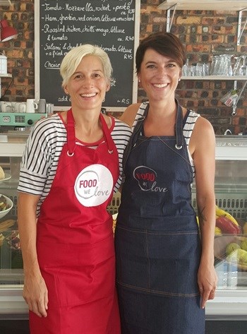 Christina Thomas and Stephanie Schwatlo