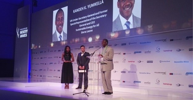 Dr Kandeh Yumkella, UN under-secretary-general and former special representative of the secretary-general and CEO, Sustainable Energy for All (SE4All), won the Lifetime Achievement Award last year.