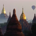 Hot air balloons over Bagan