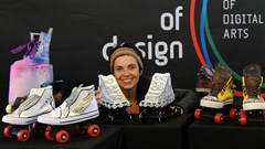 Stassen with 'Blades' - part of the Hero Exhibition that takes place at Open Design.