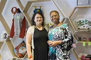 Erica Elk and Minister Zulu