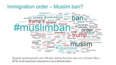 Social analysis shows majority of Americans against Trump's immigration order