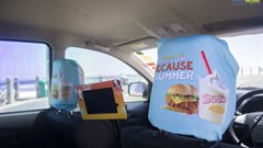 Digitising the cab advertising space