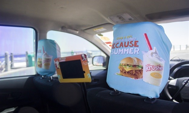 Digitising the cab advertising space